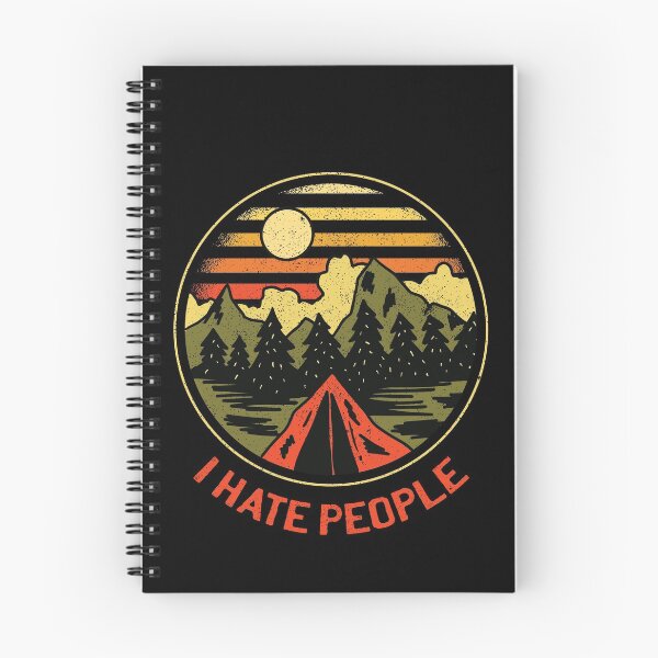 Item preview, I Hate People T-Shirt, Camping Retro Themed I Hate People, Camping Outdoors Gift, Vintage Camping Shirt, Mountain Shirt designed and sold by UniqueStylistic.