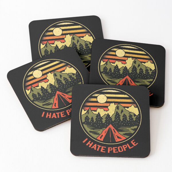 Item preview, I Hate People T-Shirt, Camping Retro Themed I Hate People, Camping Outdoors Gift, Vintage Camping Shirt, Mountain Shirt designed and sold by UniqueStylistic.