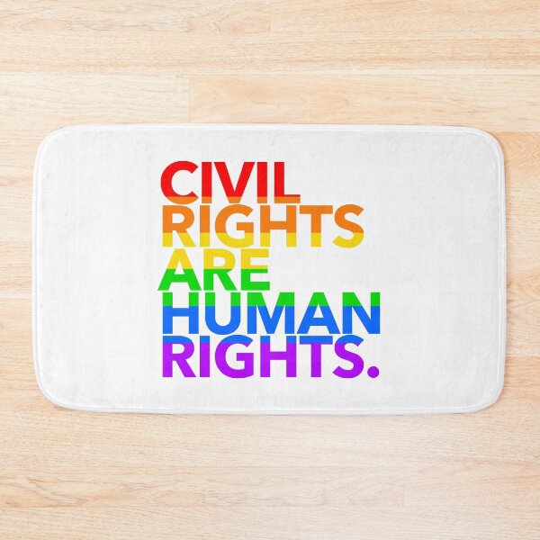 Item preview, CIVIL Rights are Human Rights (gay pride) designed and sold by Thelittlelord.