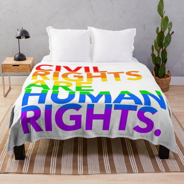 Item preview, CIVIL Rights are Human Rights (gay pride) designed and sold by Thelittlelord.