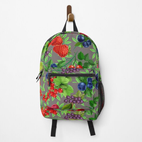 Item preview, Colorful Mixed Berries and Green Leaves Collage designed and sold by silviaol.