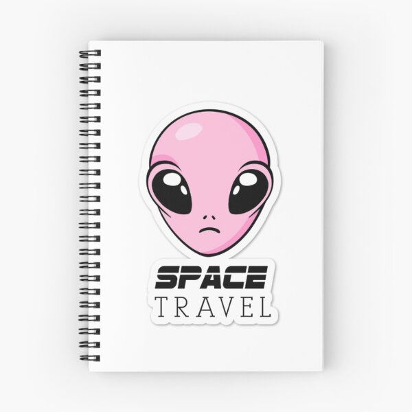 Item preview, Space Travel, pink alien, UFO designed and sold by NatiiHerre.