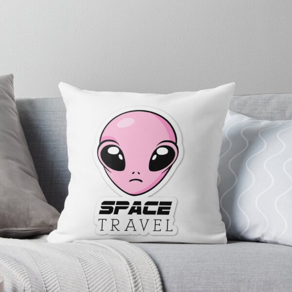 Item preview, Space Travel, pink alien, UFO designed and sold by NatiiHerre.