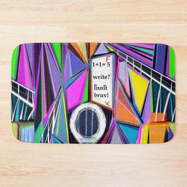Item preview, Spools of Electic Colours, abstract design designed and sold by Art With Impact – Statement Art & Apparel for Deep Thinkers.