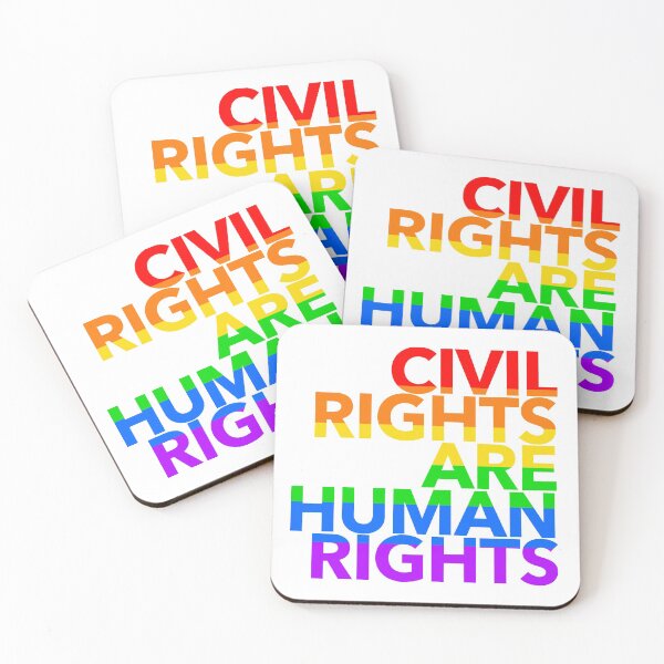 Item preview, CIVIL Rights are Human Rights (gay pride 2.0) designed and sold by Thelittlelord.
