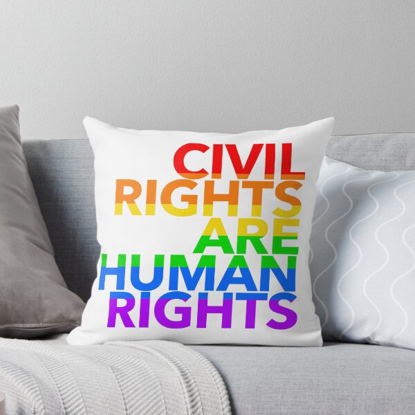 Item preview, CIVIL Rights are Human Rights (gay pride 2.0) designed and sold by Thelittlelord.