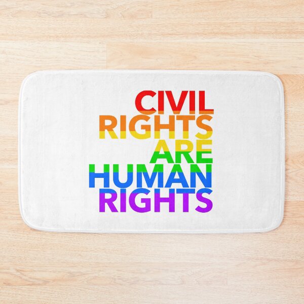 Item preview, CIVIL Rights are Human Rights (gay pride 2.0) designed and sold by Thelittlelord.