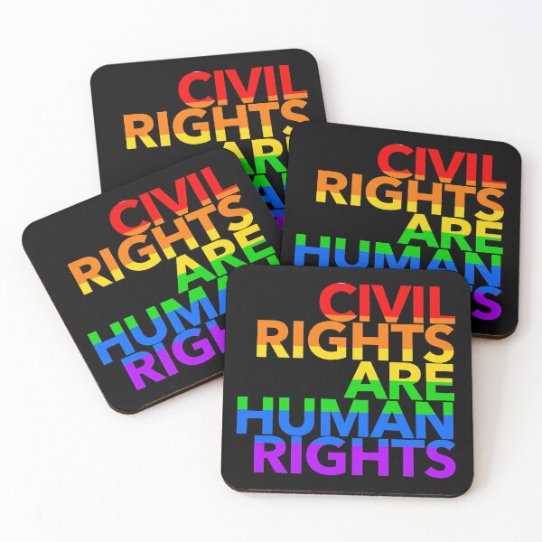 Item preview, CIVIL Rights are Human Rights (gay pride 2.2) designed and sold by Thelittlelord.