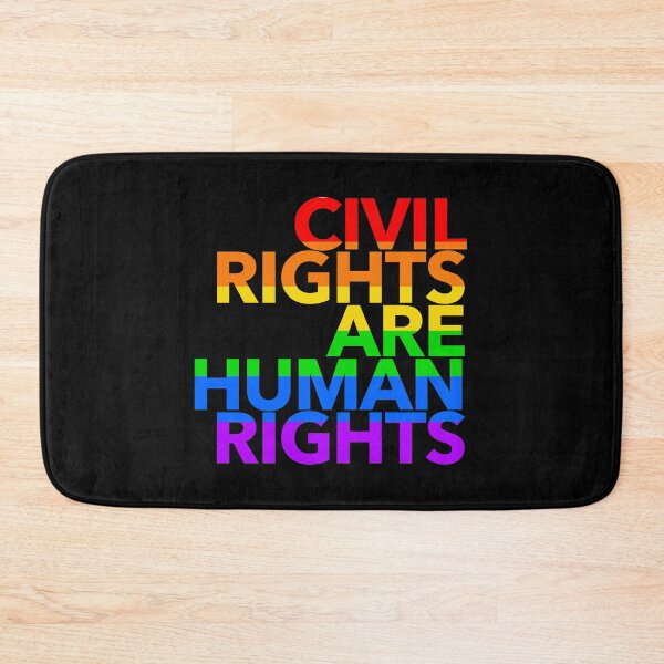Item preview, CIVIL Rights are Human Rights (gay pride 2.2) designed and sold by Thelittlelord.