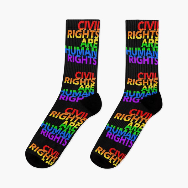 Item preview, CIVIL Rights are Human Rights (gay pride 2.2) designed and sold by Thelittlelord.