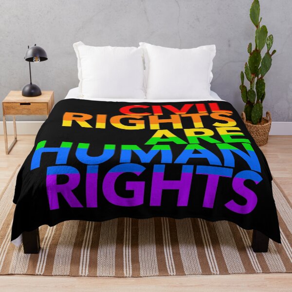 Item preview, CIVIL Rights are Human Rights (gay pride 2.2) designed and sold by Thelittlelord.