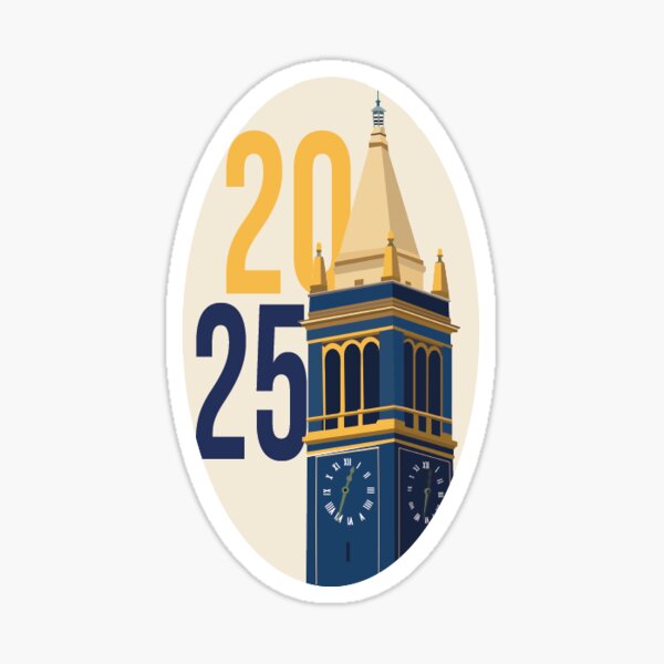 "Berkeley Class of 2025" Sticker by Ninasunray Redbubble