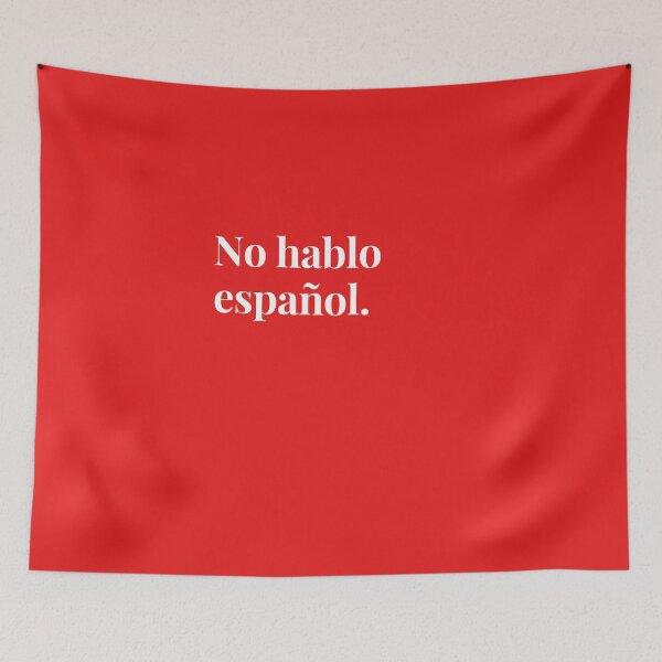 Item preview, No hablo español (I don't speak Spanish) designed and sold by teesonwheels.
