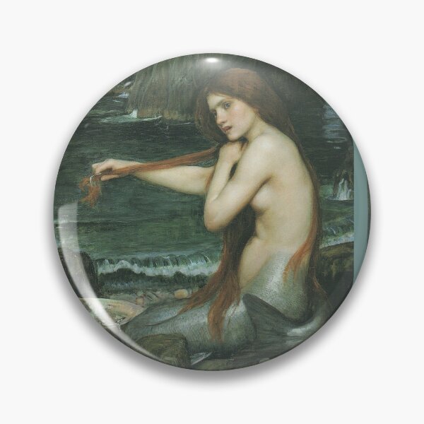 Item preview, A Mermaid - John William Waterhouse  designed and sold by RonesaAveela.
