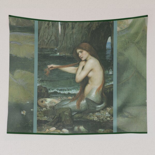 Item preview, A Mermaid - John William Waterhouse  designed and sold by RonesaAveela.