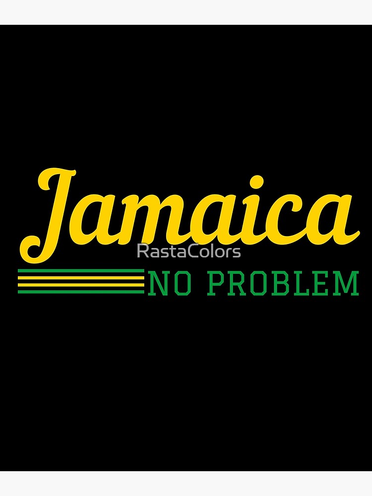 Póster «Jamaica No hay problema bandera de Jamaica colores recuerdo de