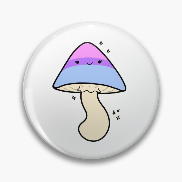 Item preview, Bisexual Flag Triangle Mushroom designed and sold by ProjectQueer.