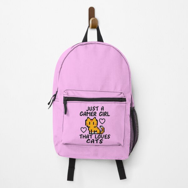 Item preview, Just A Gamer Girl That Loves Cats designed and sold by CozyCoveDesigns.