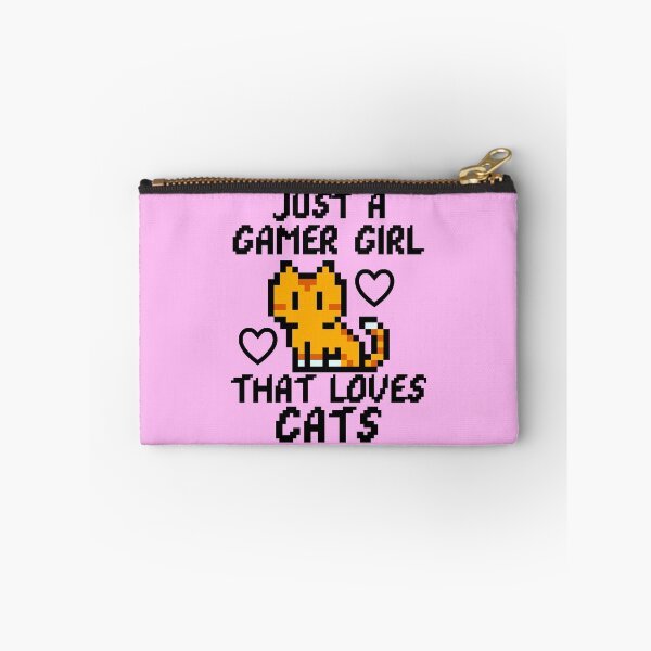Item preview, Just A Gamer Girl That Loves Cats designed and sold by CozyCoveDesigns.