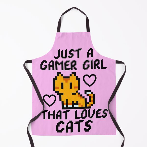Item preview, Just A Gamer Girl That Loves Cats designed and sold by CozyCoveDesigns.
