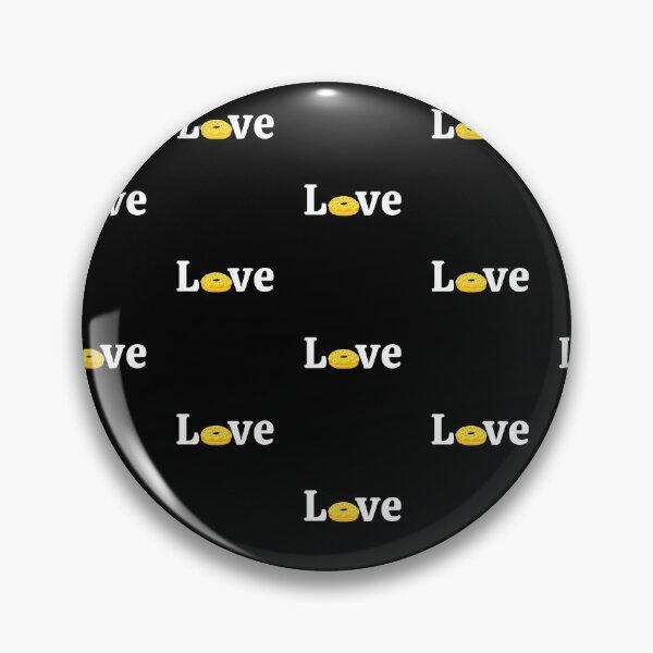 Item preview, Donut Lover, Lemon Donut, white text, patterned designed and sold by JRice66.