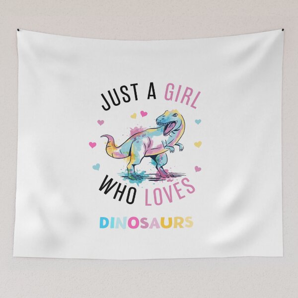 Item preview, just a girl who loves dinosaurs designed and sold by PRINTED ..