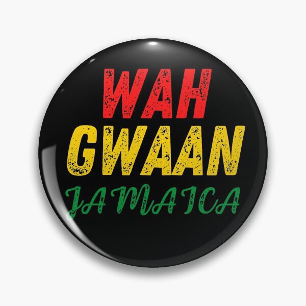 Item preview, Wah Gwaan Jamaica Distressed Reggae Rasta Colors designed and sold by RastaColors.