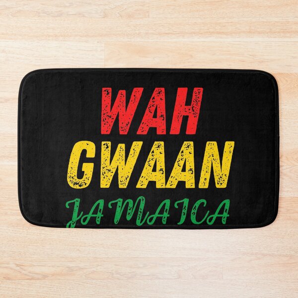 Item preview, Wah Gwaan Jamaica Distressed Reggae Rasta Colors designed and sold by RastaColors.