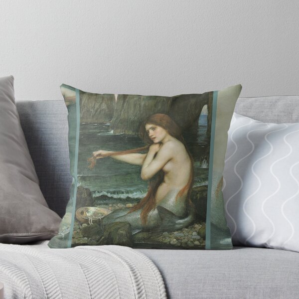 Artikelvorschau, Eine Meerjungfrau - John William Waterhouse entworfen und verkauft von RonesaAveela.
