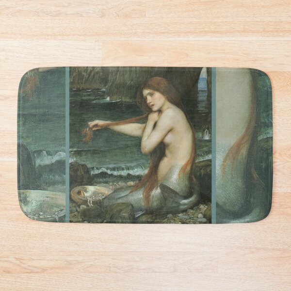 Artikelvorschau, Eine Meerjungfrau - John William Waterhouse entworfen und verkauft von RonesaAveela.