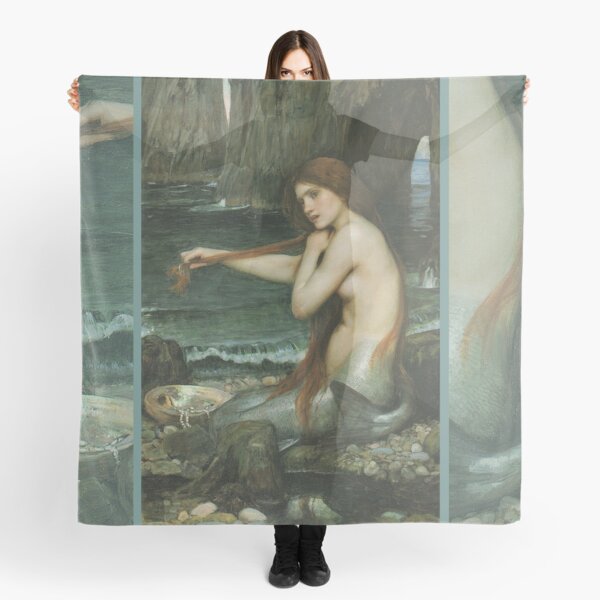 A Mermaid - John William Waterhouse Scarf