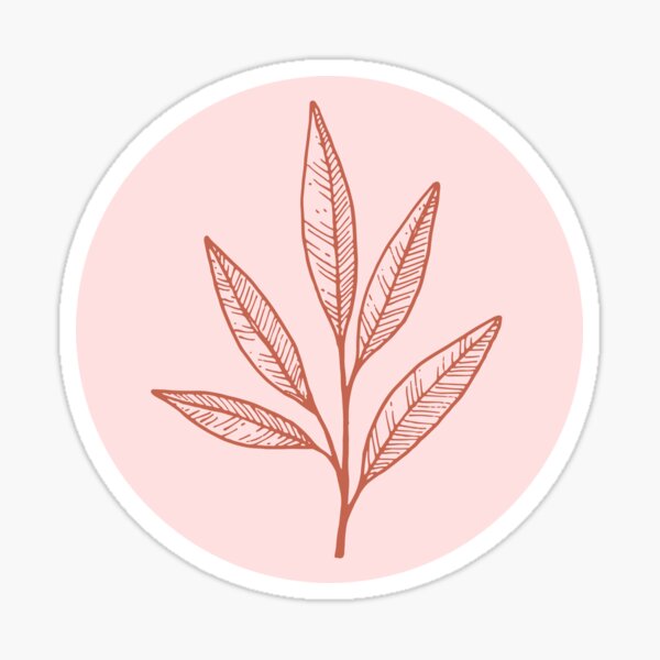 Leaf Sketch Sticker