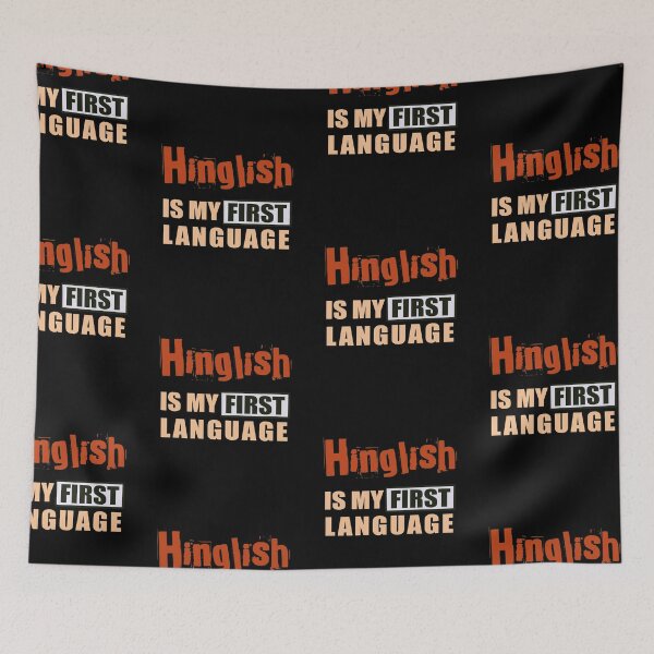 Item preview, English Hindi Urdu Indian Funny designed and sold by Life Is Beautiful.