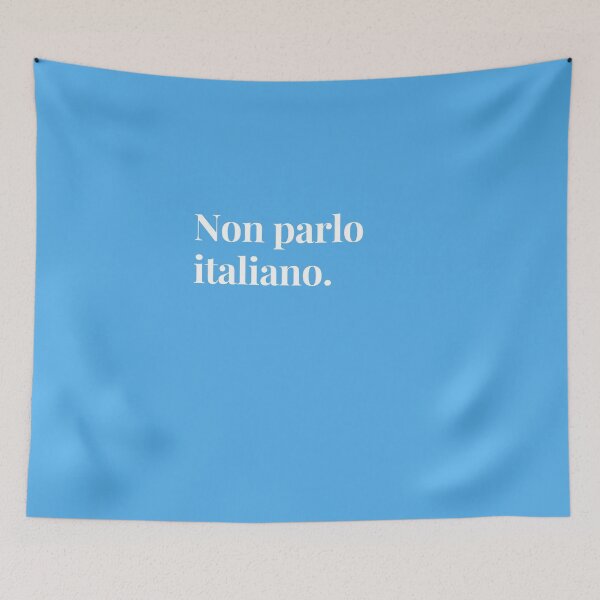 Item preview, Non parlo italiano (I don't speak Italian) designed and sold by teesonwheels.