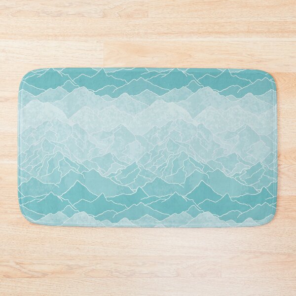 Item preview, Mountainscape in Turquoise designed and sold by blackheart creations.