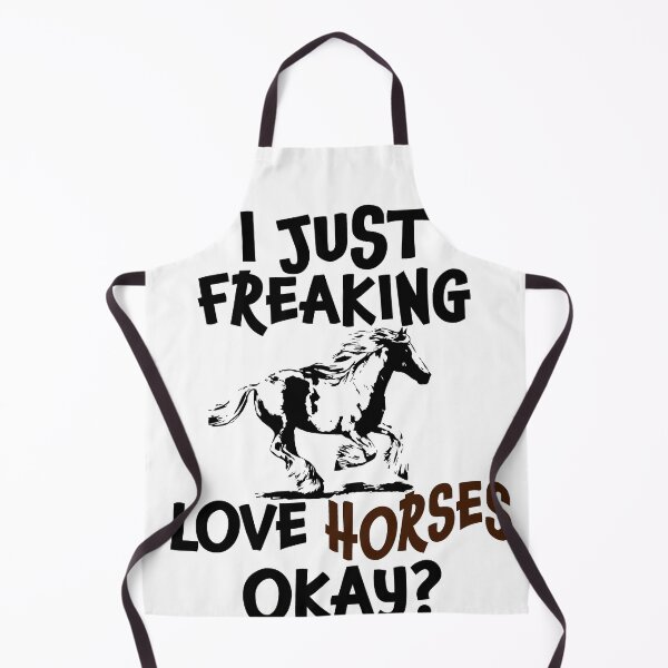 Item preview, I Just Freaking Love Horses Ok | Horse Lover | Horse Rider | Horse Mom | Farm Animals designed and sold by Tasha McGlashan.