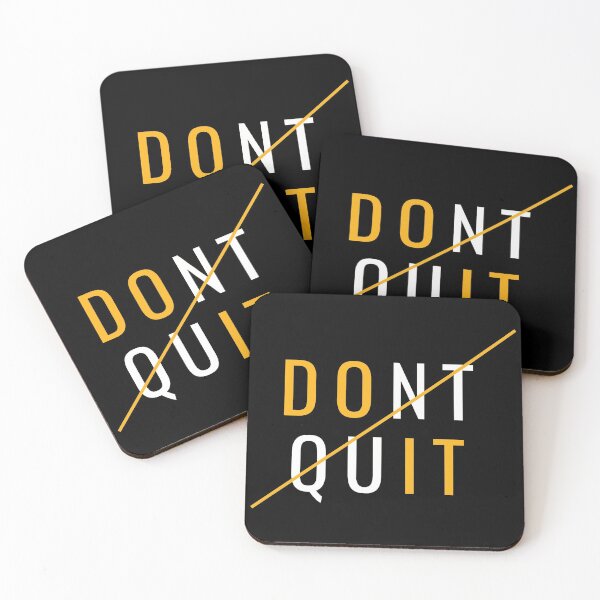 Item preview, Do It, Don't Quit, Motivational designed and sold by MelanieMerches.
