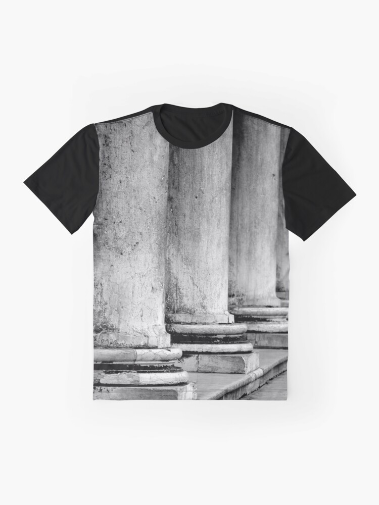 Graphic T-Shirt, Columns, Procuratie Nuove designed and sold by Tiffany Dryburgh