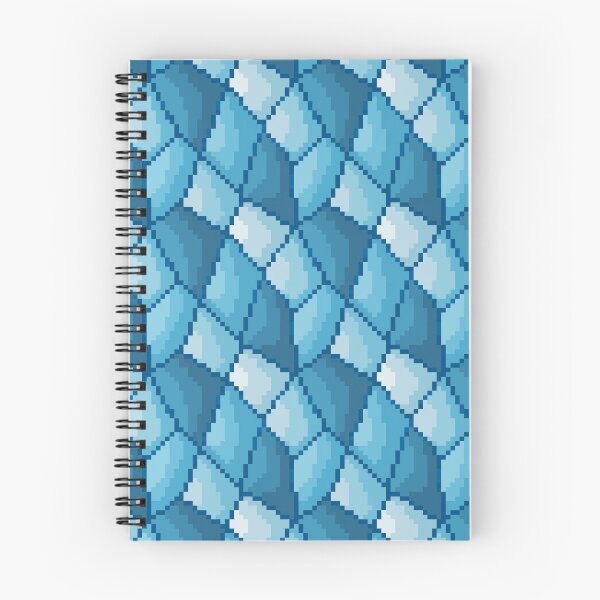 Aperçu de l'œuvre Motif de pixel art - glace bleue créée et vendue par ArrieProject.