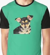 Black Pup Graphic T-Shirt