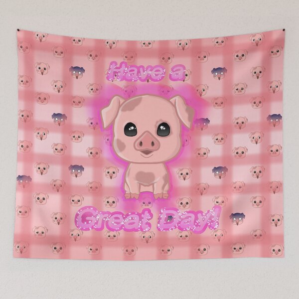 Item preview, Pig "Have a Great Day!" designed and sold by JinaTheReaper.