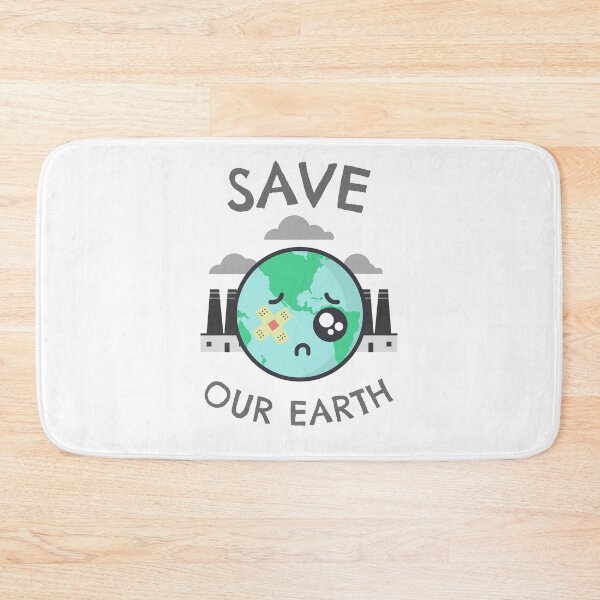 Item preview, Save Our Earth - Cute Cartoon Earth designed and sold by liftdesign.