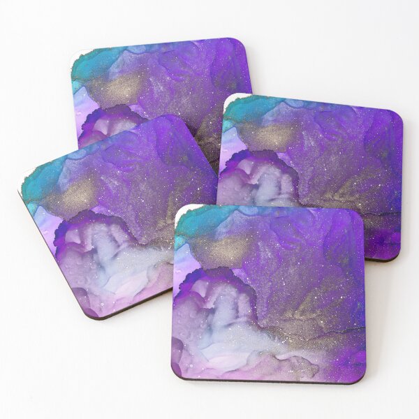 Item preview, unicorn colours - purple, blue, gold designed and sold by melaniab-art.