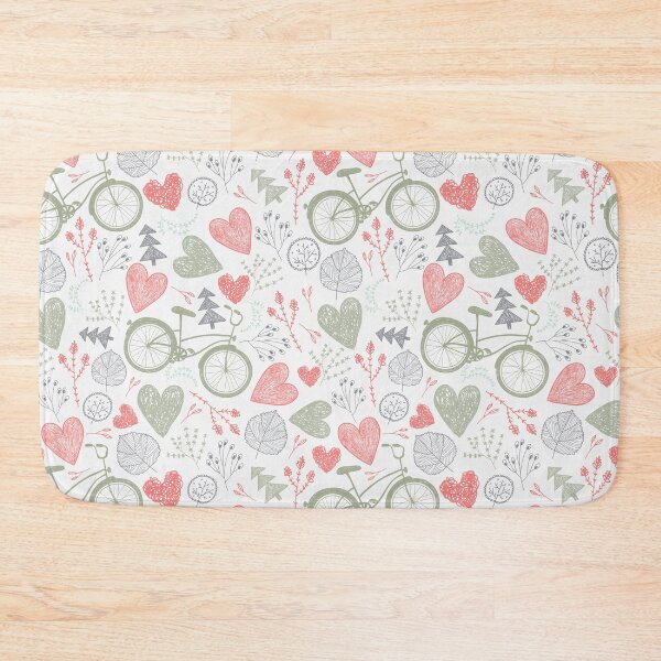 Item preview, Romantic pattern hearts, florals designed and sold by della95.