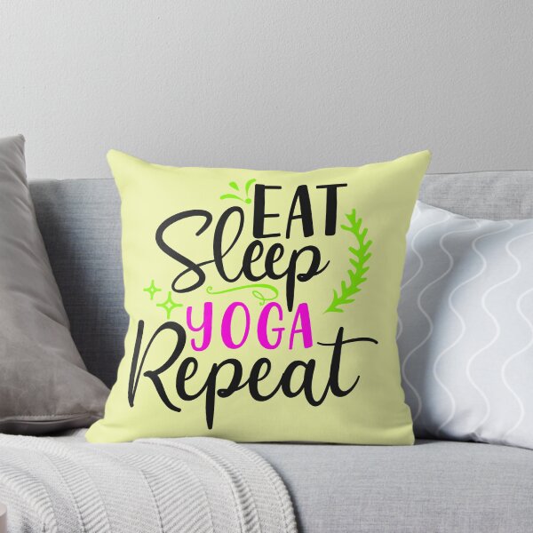 Item preview, Eat, Sleep, Yoga, Repeat designed and sold by SergeantSwagger.