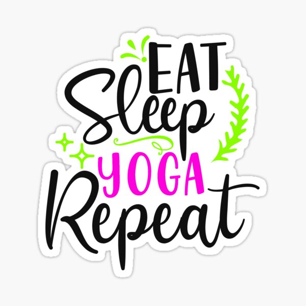 Eat Sleep Yoga Repeat T-Shirt