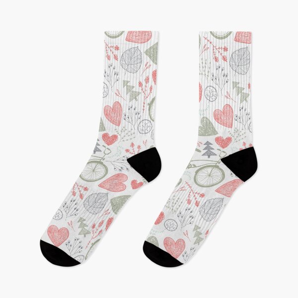 Item preview, Romantic pattern hearts, florals designed and sold by della95.
