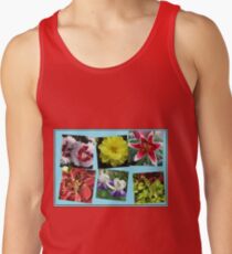 Erinnerungen an Sommerblumencollage Tank Top