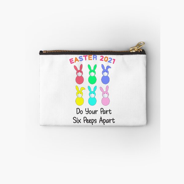 Item preview, Funny Easter 2021 Bunny Peeps - Do Your Part Six Peeps Apart designed and sold by JustBeStylish.