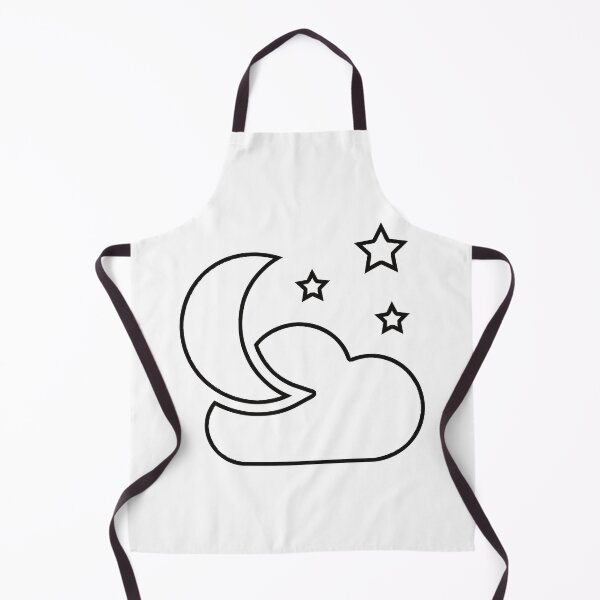 Item preview, Plain Moon and Stars on Cloudy Night Stencil - Diy Color Me In designed and sold by StencilGifts.